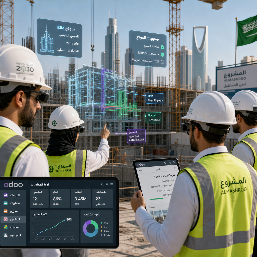 واقع المعزز في المقاولات السعودية مع أودو - مجموعة ارى